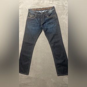 Dark Blue Rock Revival Men’s Jean’s Size 34